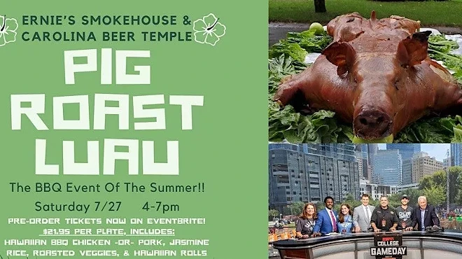 Image: Ernie's Smokehouse Pig Roast Luau