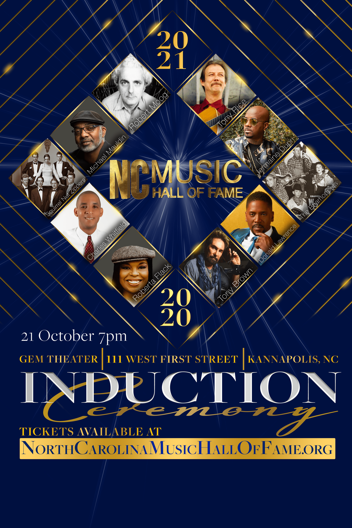 Image: NC Music Hall of Fame 2021 Induction Ceremony