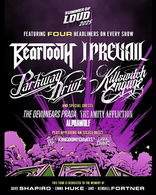 Image: Summer of Loud (Beartooth, I Prevail, Killswitch Engage, Parkway Drive)