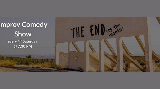 Image: THE END (of the month) improv comedy show