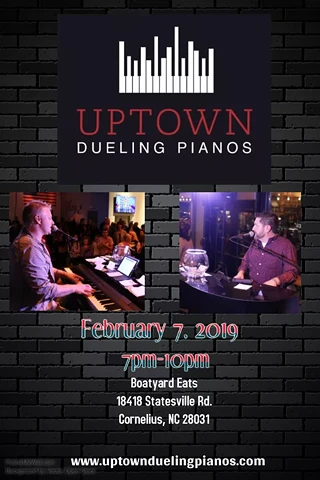 Image: Uptown Dueling Pianos live at Boatyard Eats