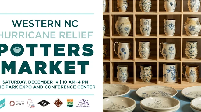 Image: Western NC Hurricane Relief Potters Market