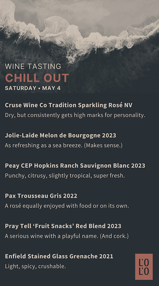 Image: Wine Tasting at L&rsquo;Ostrica: Chill Out